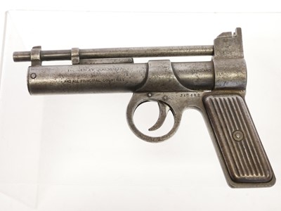 Lot Webley Junior .177 air pistol, cylinder number...