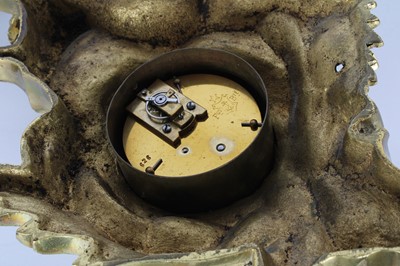 Lot A Late 19th Century Small French Ormolu 'Cartel' Clock in the Louis XV Style