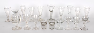 Lot 75 - A Collection of 18th-19th Century Drinking Glasses