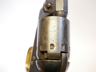 Lot Manhattan .36 percussion revolver, matching...