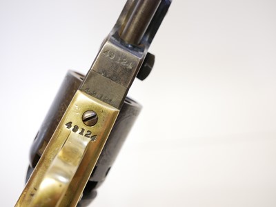 Lot Manhattan .36 percussion revolver, matching...