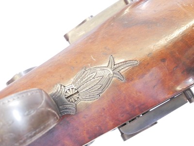 Lot Percussion double barrel Howdah pistol by...