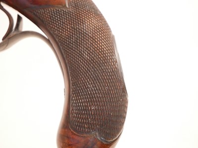 Lot Percussion double barrel Howdah pistol by...