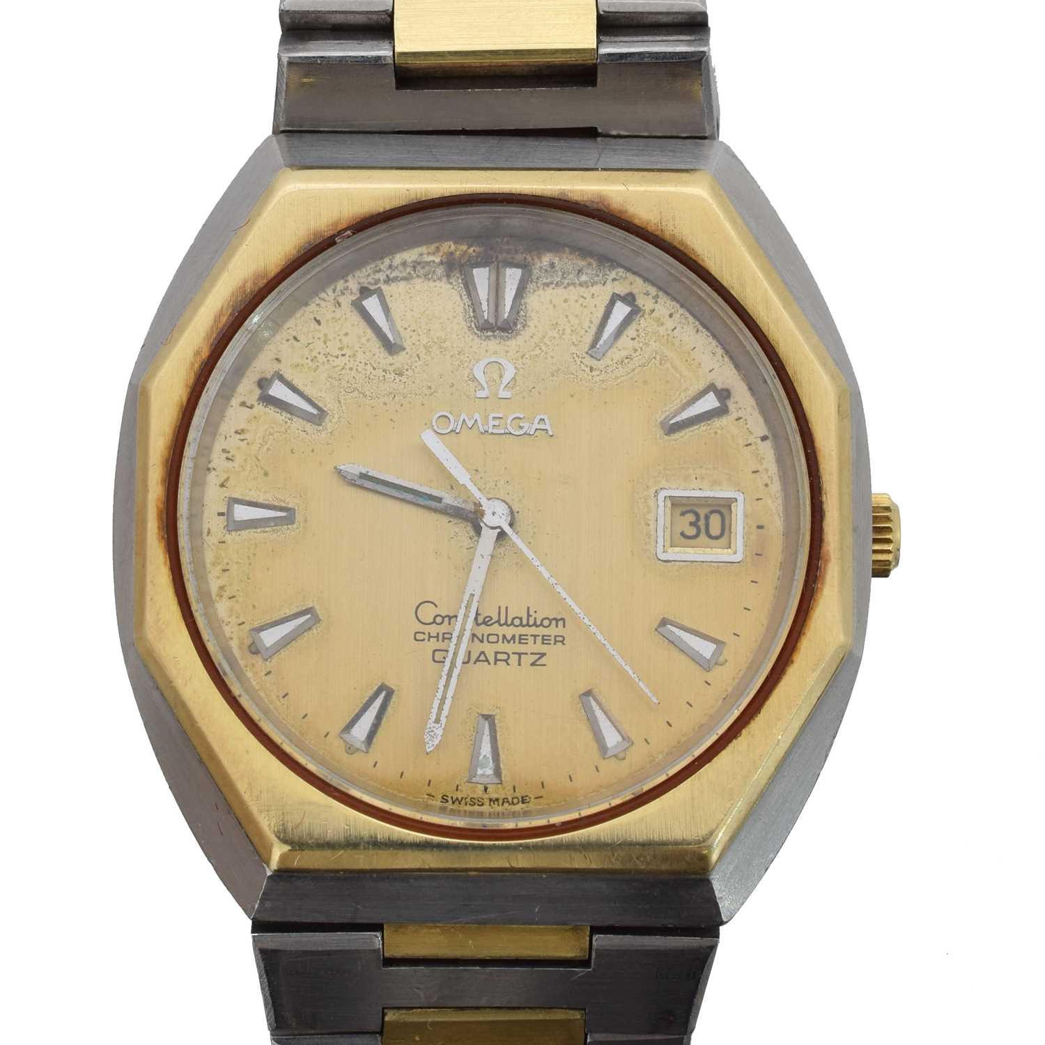 Lot A 1970's Omega Constellation Chronometer quartz wristwatch, ref. 1980117
