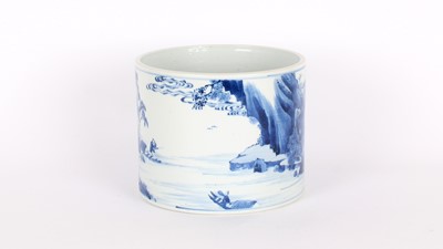 Lot 6 - A Large Chinese Kangxi Period Bitong or Brush Pot