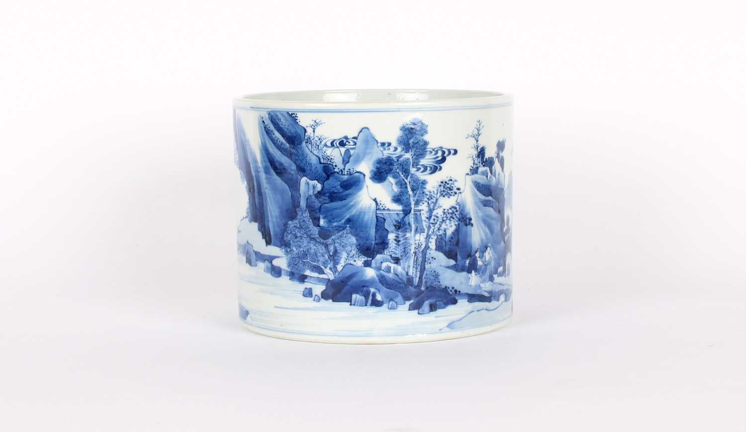 Lot 6 - A Large Chinese Kangxi Period Bitong or Brush Pot