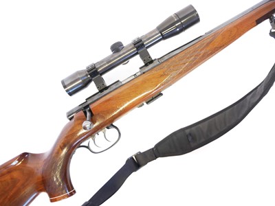 Lot Anschutz model 1422 .22 bolt action rifle and...