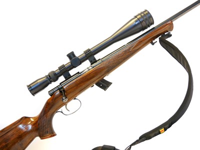 Lot Anschutz model 1422 .22 bolt action rifle and...