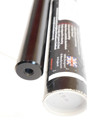 Lot 507 - Hogan Air Rifle or Rimfire .17 or .22 silencer,...