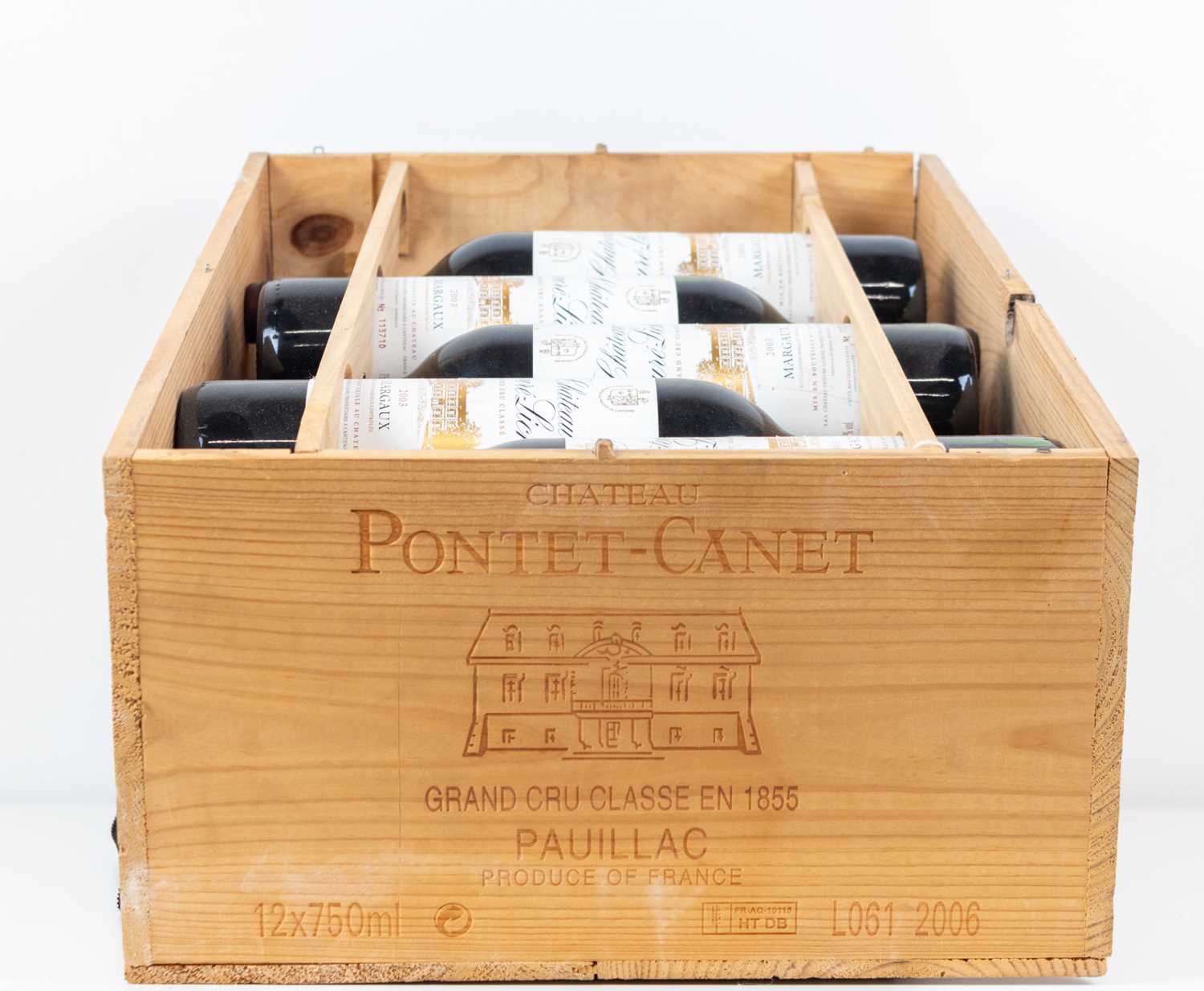 Lot 18 - 11 bottles Chateau Prieure-Lichine Grand Cru Classe Margaux 2003