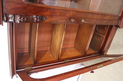Lot 160 - A Victorian Mahogany Breakfront Bookcase