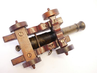 Lot 162 - 19th-century bronze signal cannon, 10inch 22...