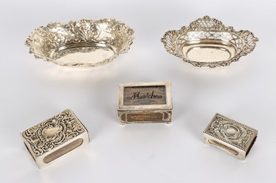 Lot 35 - A Group of Variously Hallmarked Silver