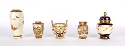 Lot 30 - A Group of Japanese Satsuma Ware