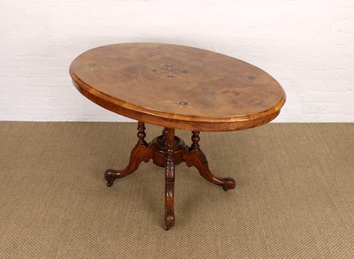 Lot 190 - A Victorian Walnut and Marquetry Breakfast or Centre Table