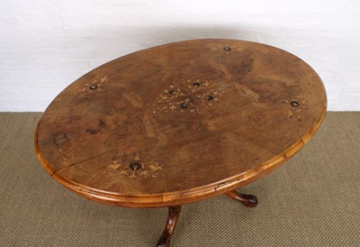 Lot 190 - A Victorian Walnut and Marquetry Breakfast or Centre Table