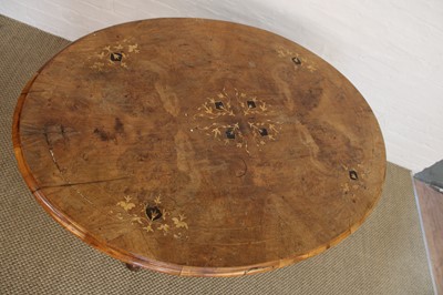 Lot 190 - A Victorian Walnut and Marquetry Breakfast or Centre Table