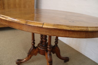Lot 190 - A Victorian Walnut and Marquetry Breakfast or Centre Table