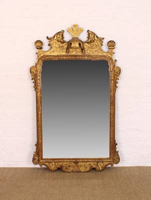 Lot 219 - A Fine 18th Century Giltwood and Gesso Wall Mirror in the Rococo Style