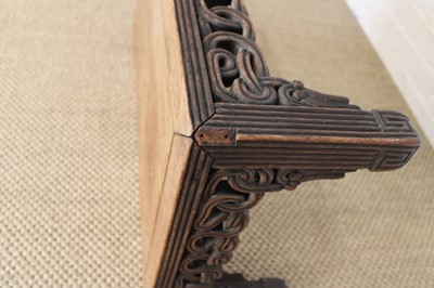 Lot 200 - A Late 19th/Early 20th Century Chinese Carved Rosewood Low Table
