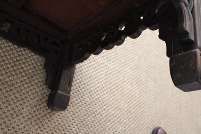 Lot 200 - A Late 19th/Early 20th Century Chinese Carved Rosewood Low Table