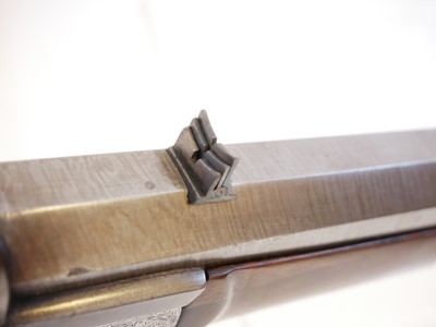 Lot Lovat 16 bore percussion rifle, 28inch heavy...