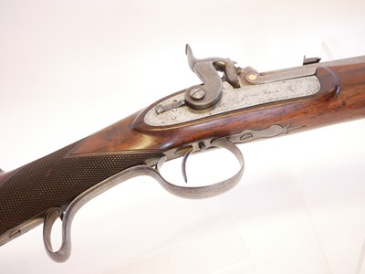 Lot Lovat 16 bore percussion rifle, 28inch heavy...