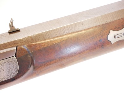 Lot Lovat 16 bore percussion rifle, 28inch heavy...
