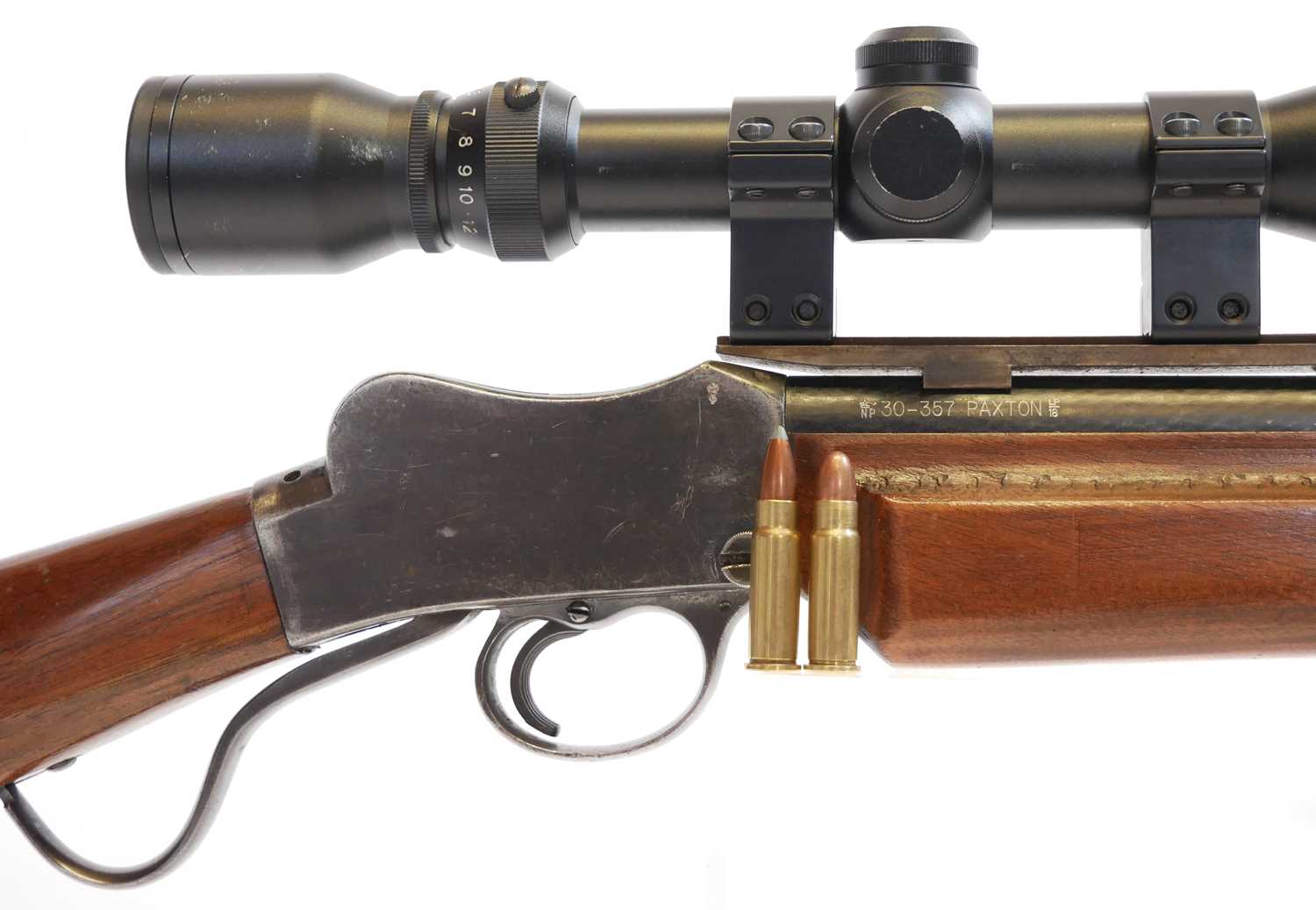 Lot BSA .30-357 Paxton Martini action rifle, no...
