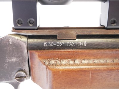 Lot BSA .30-357 Paxton Martini action rifle, no...
