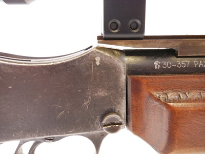 Lot BSA .30-357 Paxton Martini action rifle, no...