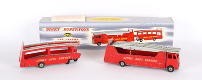 Lot 290 - A Dinky Supertoys 983 "Car Carrier with Trailer" Diecast Model by Meccano Ltd.
