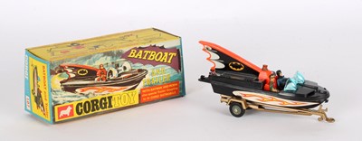 Lot 264 - A Corgi Toys 107 "Batboat and Trailer'" Diecast Model