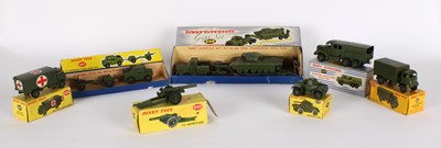 Lot 265 - Six Dinky Toys Diecast Military Models and Gift Set by Meccano Ltd.