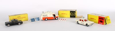 Lot 270 - Three Dinky Toys Diecast Police Models by Meccano Ltd.