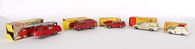 Lot 271 - Five Dinky Toys Diecast Emergency Service Models by Meccano Ltd.