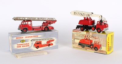 Lot 278 - Two Dinky Toys Fire Service Diecast Models by Meccano Ltd.
