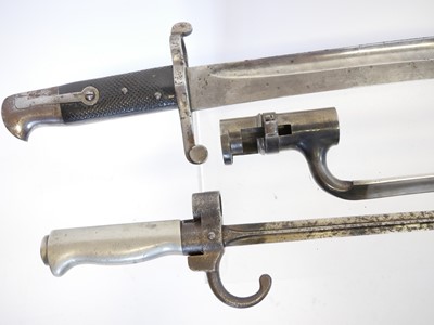 Lot 150 - Three bayonets, to include a P1856 Enfield...