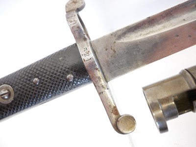Lot 150 - Three bayonets, to include a P1856 Enfield...