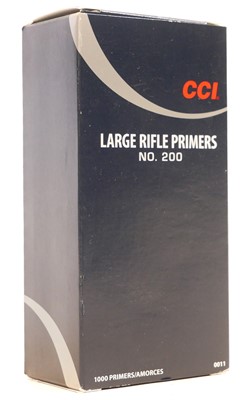 Lot 1000 CCI Large Rifle primers, no.200. UK...