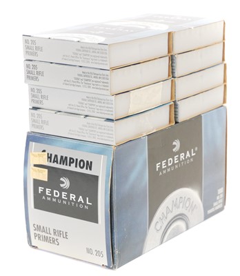 Lot 1785 Federal Small Rifle magnum primers,...