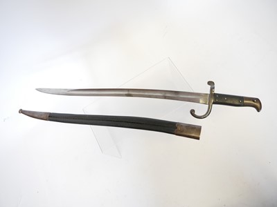 Lot 149 - Danish M1867-1896 Yataghan bayonet and...