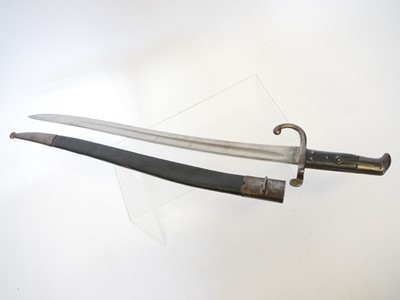 Lot 149 - Danish M1867-1896 Yataghan bayonet and...
