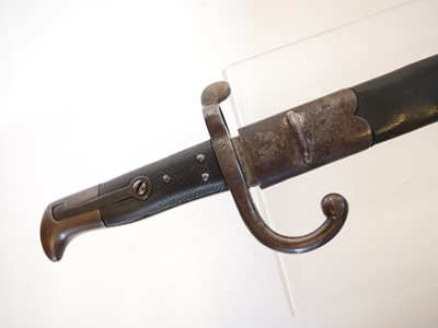 Lot 149 - Danish M1867-1896 Yataghan bayonet and...