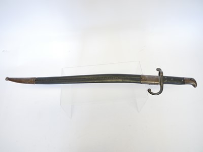 Lot 149 - Danish M1867-1896 Yataghan bayonet and...