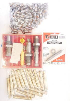 Lot .375 Holland and Holland reloading components,...
