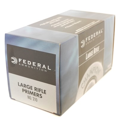Lot 1000 Federal Large Rifle primers, no.210. UK...