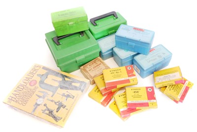 Lot Collection of MTM ammunition boxes, also a...