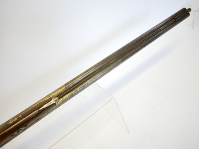 Lot Percussion 14 bore double barrel shotgun,...