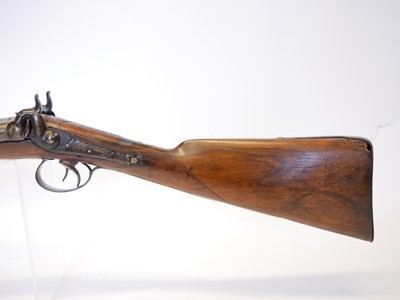 Lot Percussion 14 bore double barrel shotgun,...